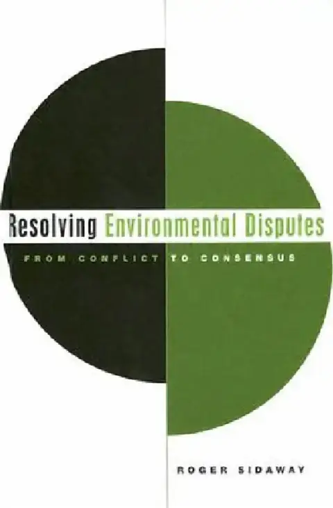 Cover of Resolving Environmental Disputes