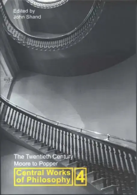 Cover of Central Works of Philosophy V4