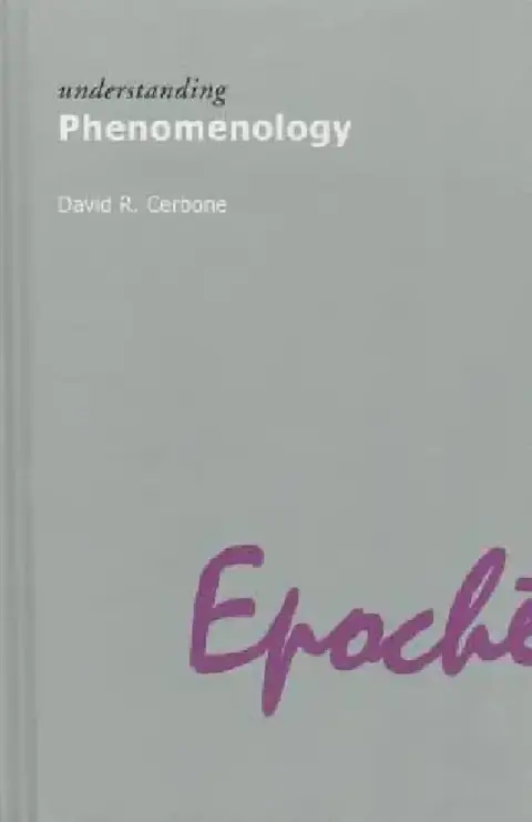 Cover of Understanding Phenomenology