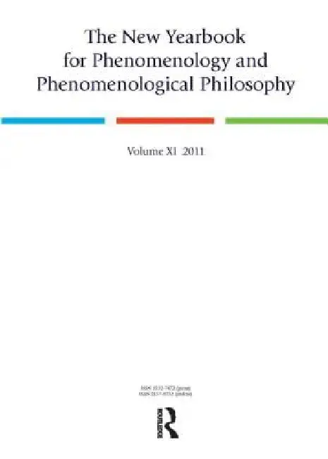 Cover of The New Yearbook for Phenomenology and Phenomenological Philosophy: