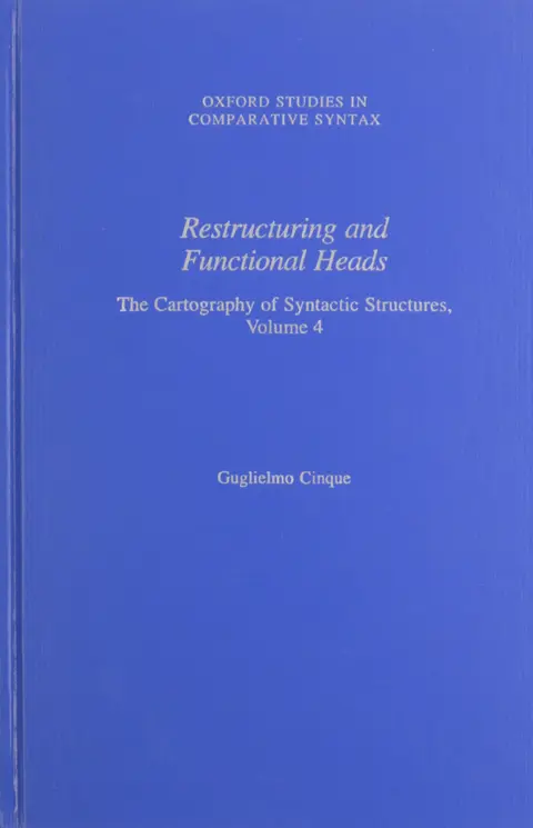Cover of Restructuring and Functional Heads