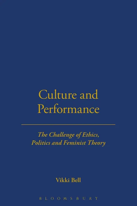 Cover of Culture and Performance