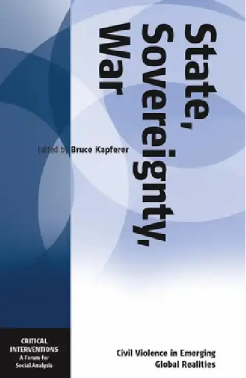 Cover of State, Sovereignty, War