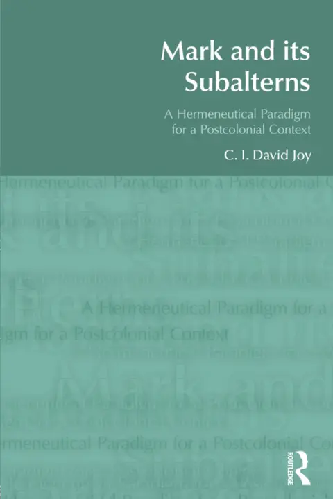 Cover of Mark and Its Subalterns