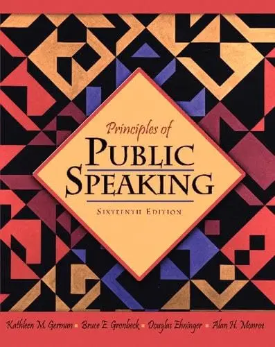 Cover of Principles of Public Speaking
