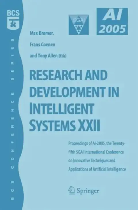 Cover of Research and Development in Intelligent Systems XXII