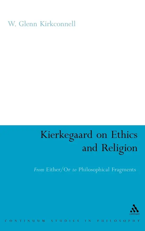Cover of Kierkegaard on Ethics and Religion
