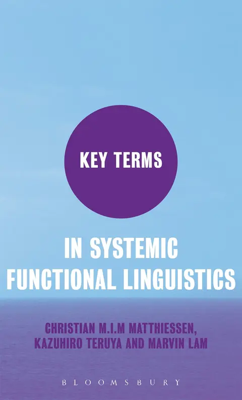 Cover of Key Terms in Systemic Functional Linguistics