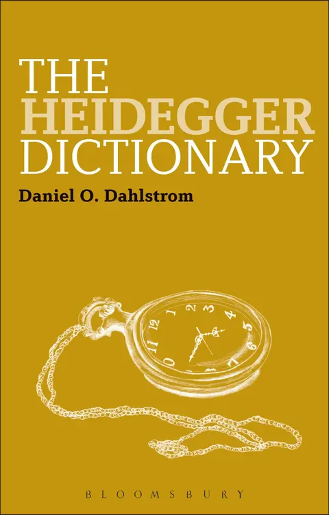 Cover of The Heidegger Dictionary