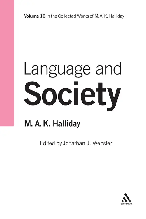 Cover of Language and Society