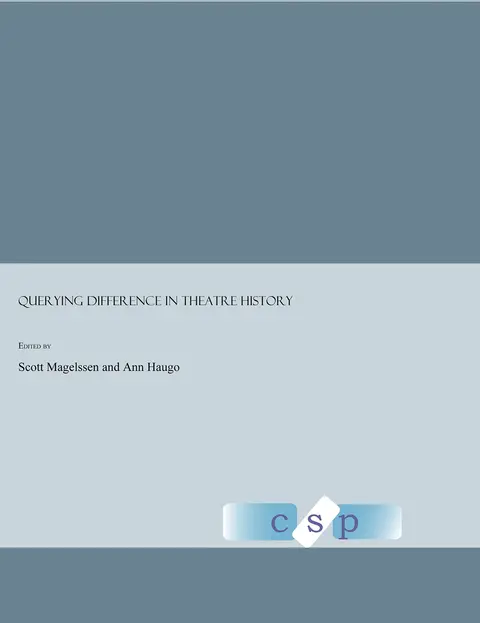 Cover of Querying Difference in Theatre History
