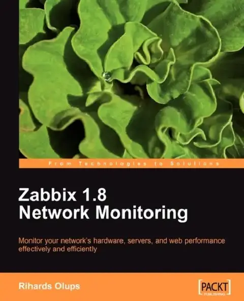Cover of Zabbix 1.8 Network Monitoring