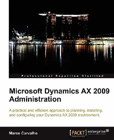 Cover of Microsoft Dynamics Ax 2009 Administration