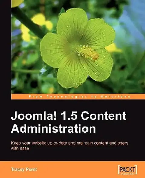 Cover of Joomla! 1.5 Content Administration