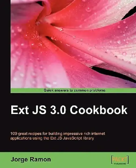 Cover of Ext Js 3.0 Cookbook