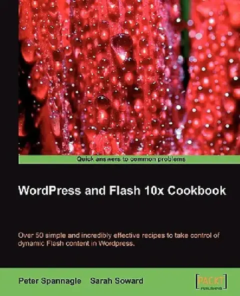Cover of Wordpress and Flash 10x Cookbook