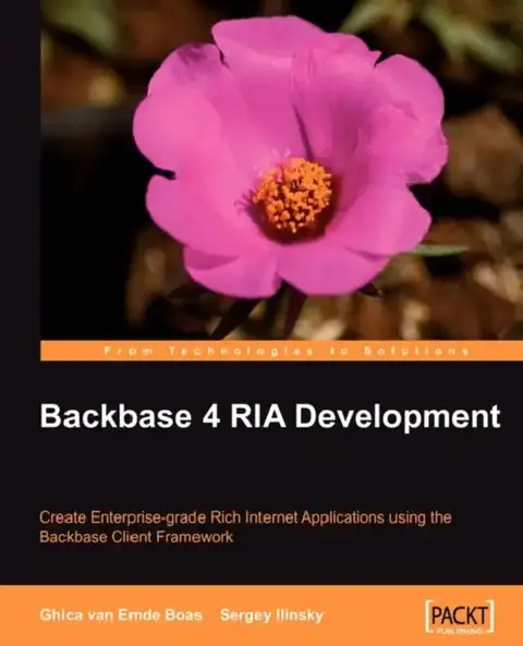 Cover of Backbase 4 RIA Development