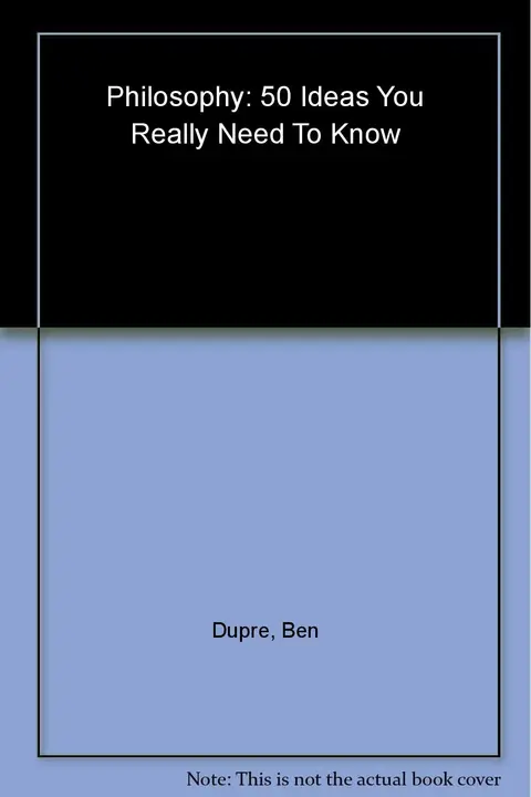 Cover of 50 Philosophy Ideas You Really Need to Know