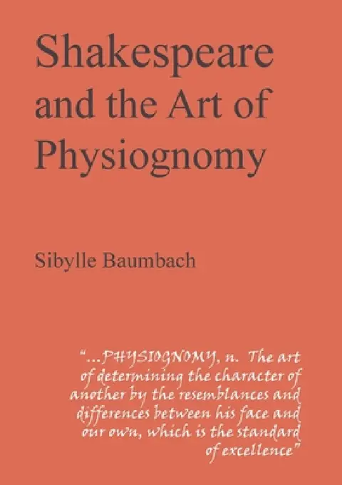 Cover of Shakespeare and the Art of Physiognomy