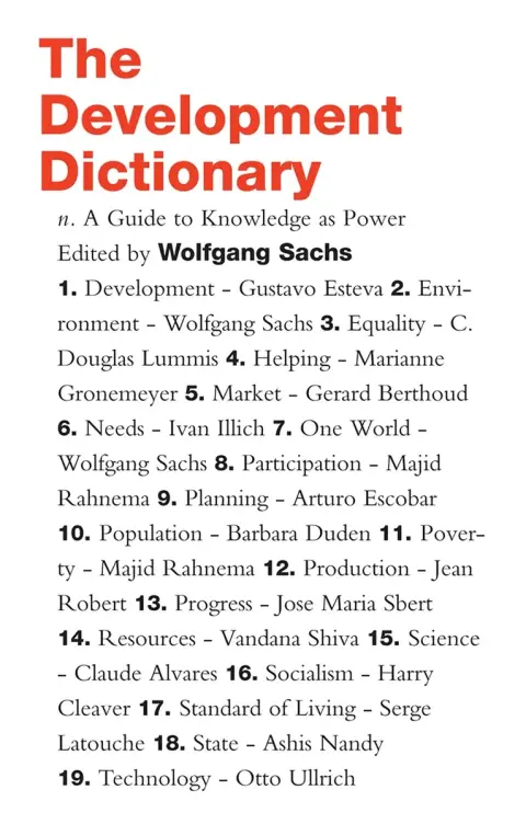 Cover of The Development Dictionary