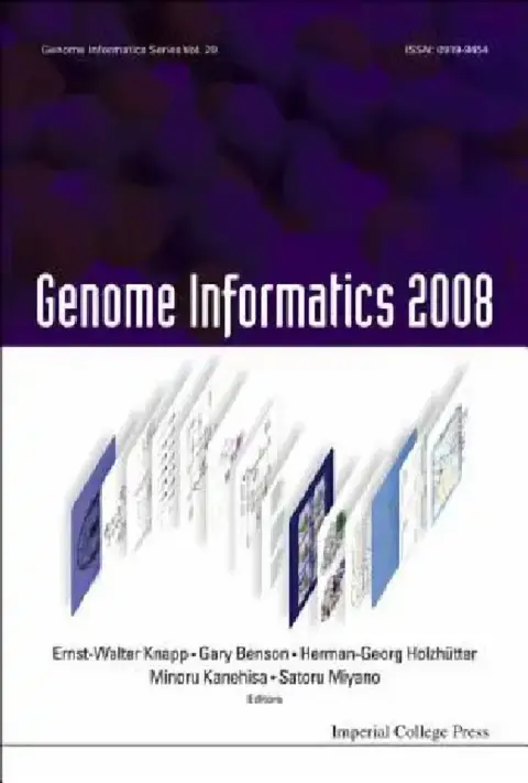Cover of Genome Informatics 2008 (V20)