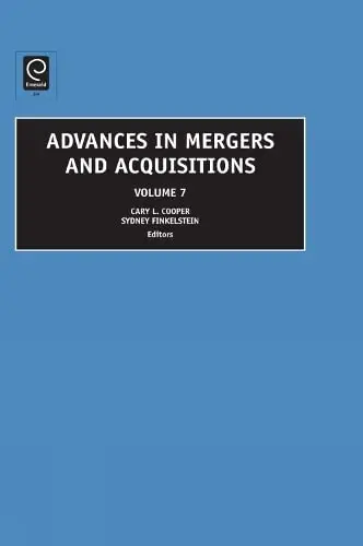 Cover of Advances in Mergers and Acquisitions
