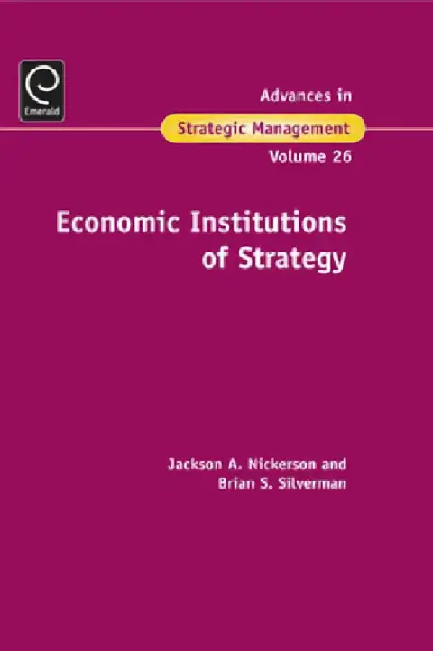 Cover of Economic Institutions of Strategy