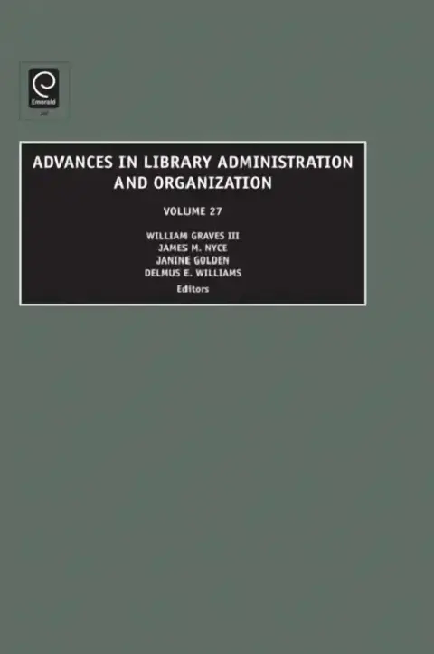 Cover of Advances in Library Administration and Organization