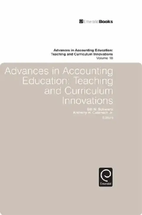 Cover of Advances in Accounting Education
