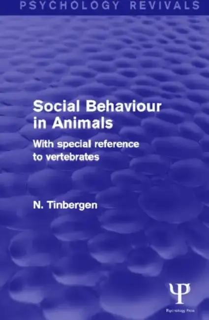 Cover of Social Behaviour in Animals