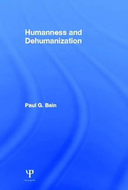 Cover of Humanness and Dehumanization