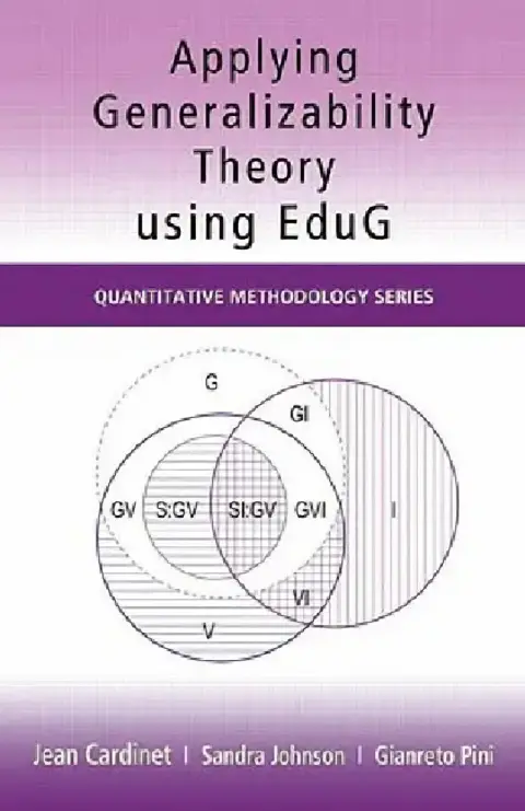 Cover of Applying Generalizability Theory using EduG