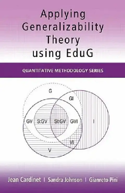 Cover of Applying Generalizability Theory using EduG
