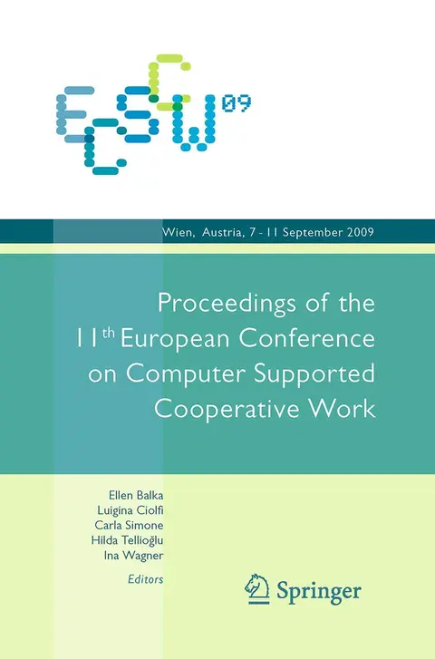 Cover of Ecscw 2009