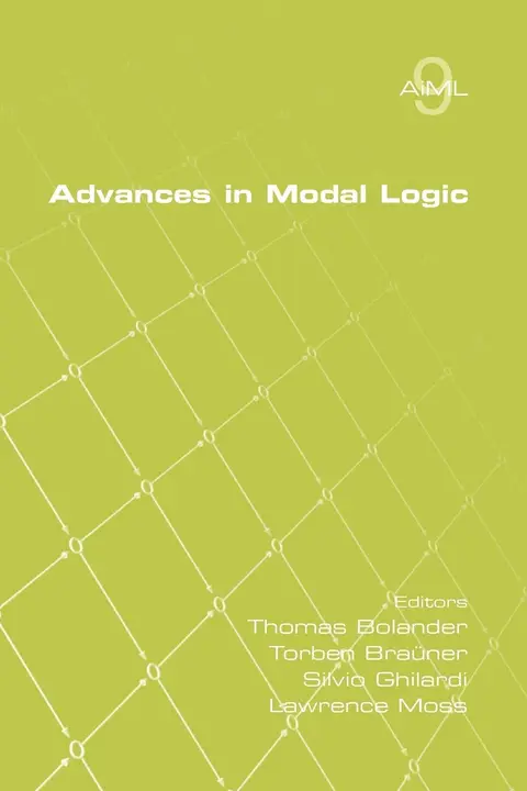 Cover of Advances in Modal Logic Volume 9