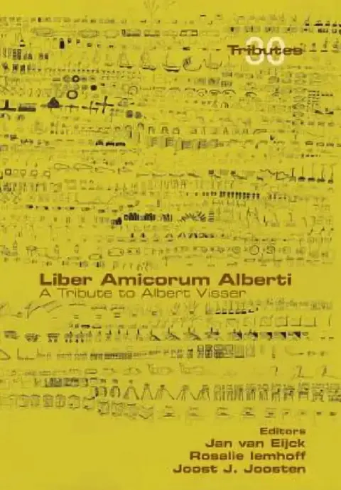 Cover of Liber Amicorum Alberti. A Tribute to Albert Visser