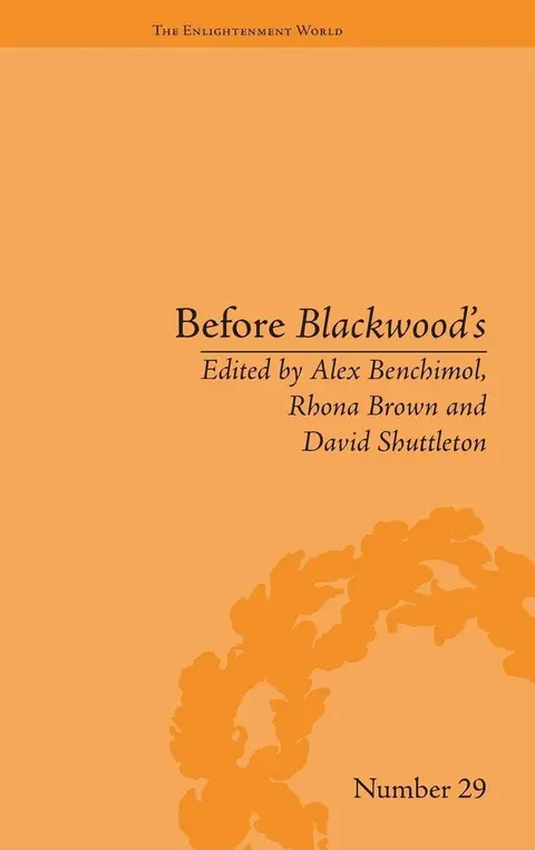Cover of Before Blackwood's