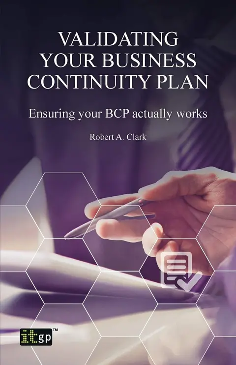 Cover of Validating Your Business Continuity Plan