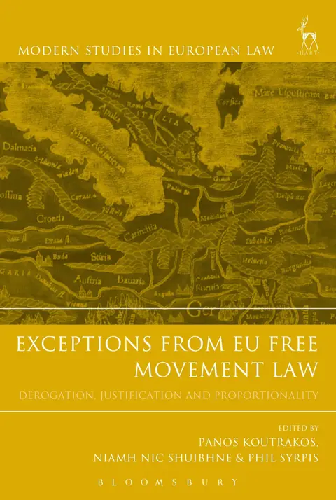 Cover of Exceptions from EU Free Movement Law