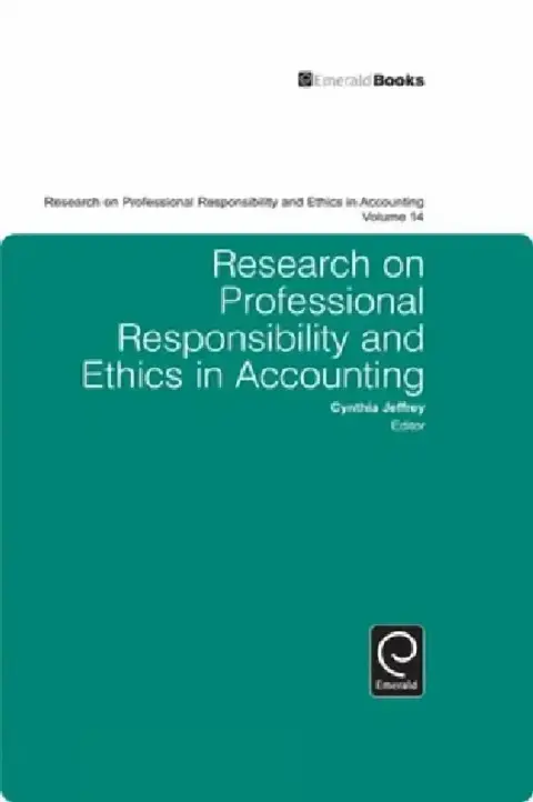 Cover of Research on Professional Responsibility and Ethics in Accounting