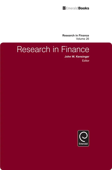 Cover of Research in Finance