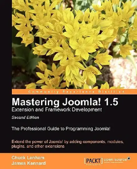 Cover of Mastering Joomla! 1.5 Extension and Framework Development