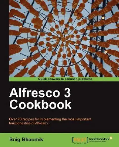 Cover of Alfresco 3 Cookbook