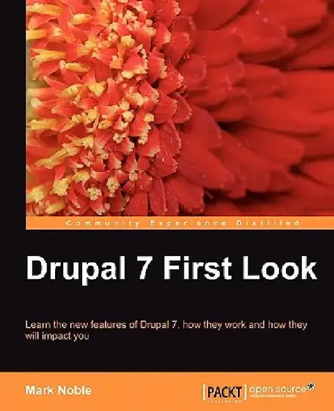 Cover of Drupal 7 First Look