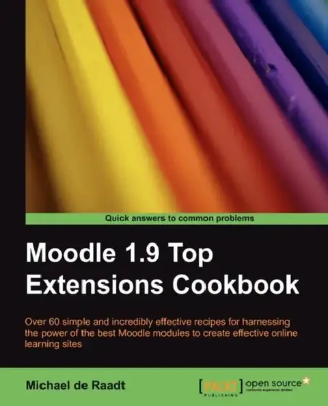 Cover of Moodle 1.9 Top Extensions Cookbook