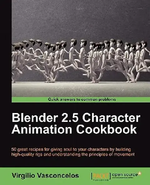 Cover of Blender 2.5 Character Animation Cookbook