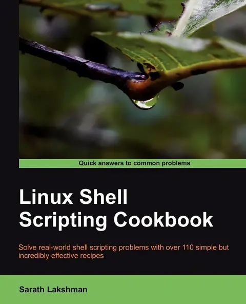 Cover of Linux shell scripting cookbook