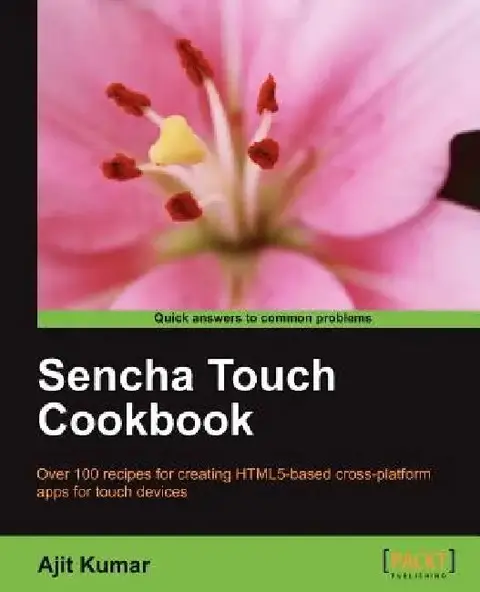 Cover of Sencha Touch Cookbook