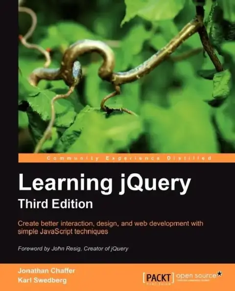 Cover of Learning Jquery, Third Edition