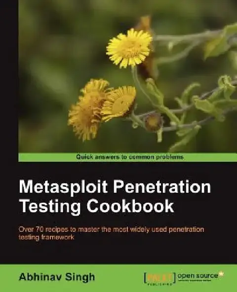 Cover of Metasploit Penetration Testing Cookbook
